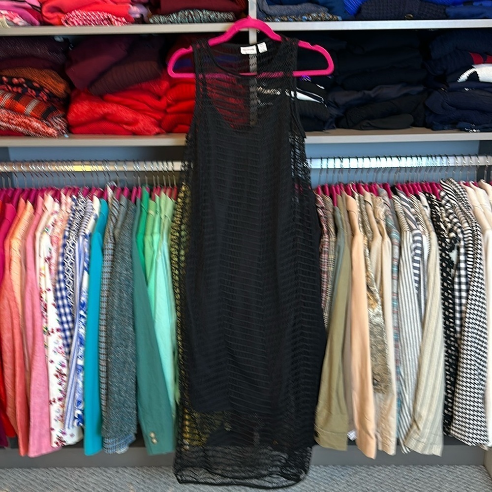 Noisy May black cut out with slip sleeveless maxi dress size XS